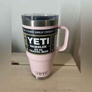 YETI Rambler 20 oz RARE Ice Pink color